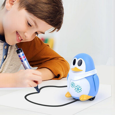 

〖Follure〗Follow Any Drawn Line Magic Pen Inductive Penguins Model Children Kids Toy Gift