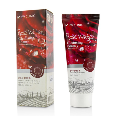 

3W CLINIC - Cleansing Foam - Rose Water 100ml338oz