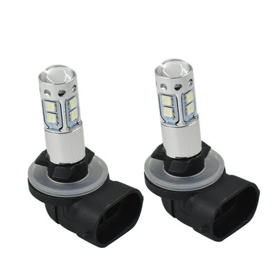 

1 Pair 881 Car Daytime Running Light Vehicle 12-24V Fog Driving LED Headlight 50W 6000K Super White