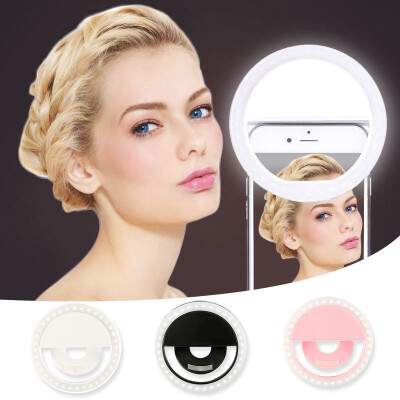 

NEW 36 LED Ring Self-timer Lamp Beauty Selfie Light Auxiliary Lighting Smartphone Nighttime Selfie Enhancement