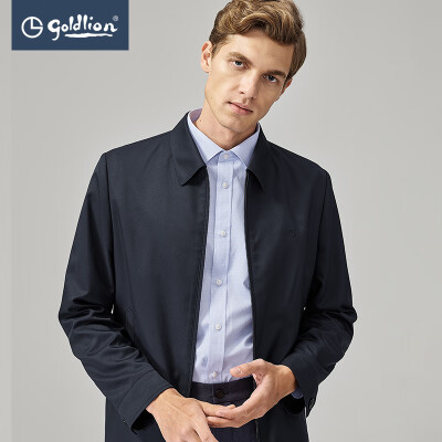 

Goldlion Goldlion 2019 spring new style with a business lapels jacket jacket male Tibetan blue S