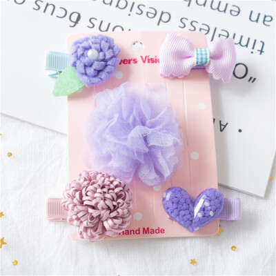 

Kids Baby Girls Sweet Hair Clips Cute Cartoon Design Hairpin Set Children Hairpin Princess Hair Accessories