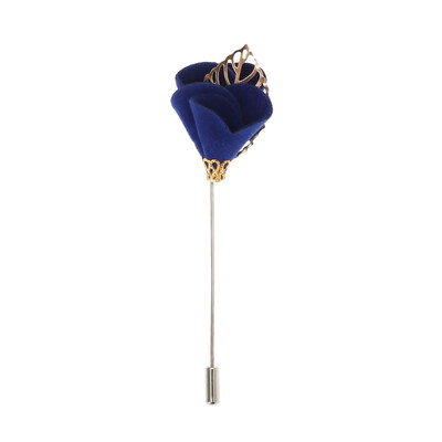 

New Mode Style Mens Flower Lapel Pin Handmade Women Men Suit Dress Decoration Lapel Stick Pin Brooch Wedding Pins Gifts