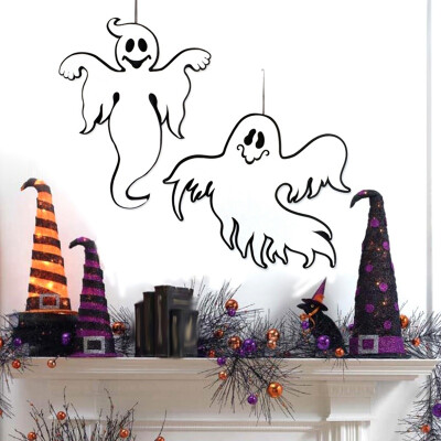 

Halloween Wall Hanging Ornament Party Supplies Non-Woven Fabric Happy Halloween Collections Sign Door