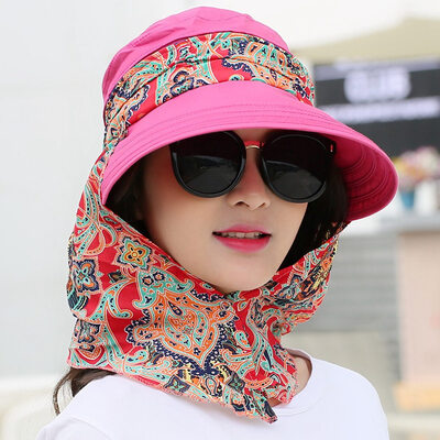 

Foldable Sun Visor Hats Women Outdoor Protection Packable Summer Cap Cover Face