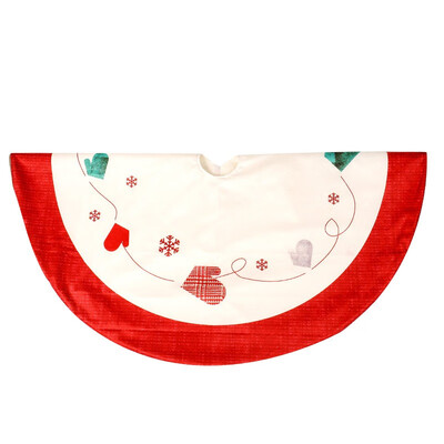 

Large Sized Christmas Tree Skirt Invisible Nylon Clasp Xmas Tree Apron Holiday Christmas Decorations