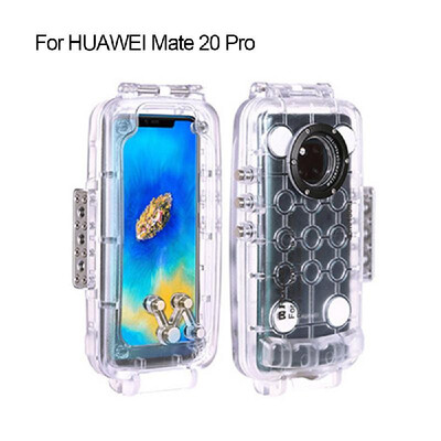 

PULUZ 40m130ft Diving Waterproof Case Smartphone Protective Cover Underwater Housing Case Shock-proof 360° Full Protection for Hu
