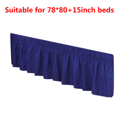 

Gobestart MODERN SOLID DUST RUFFLE SPLIT CORNERS 1PC BED BEDDING PLEATED SKIRT 14 Drop
