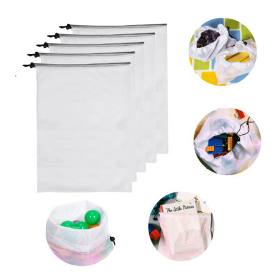 

〖Follure〗5pcs Reusable Produce Bags Washable Bags Shopping Vegetable Fruit Toys Storage