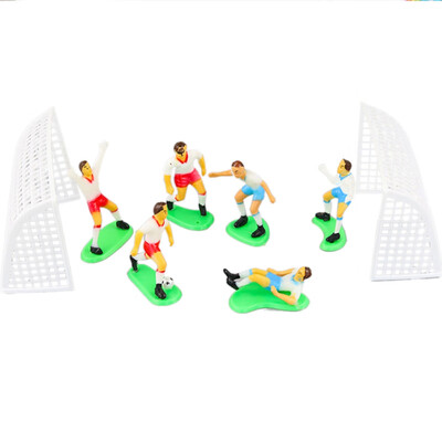 

8pcsSet Football Game Scene Cake Topper Birthday Cake Kids Doll Toy Home Decor Soccer Baking Cupcake Party Cake Decoration Tool