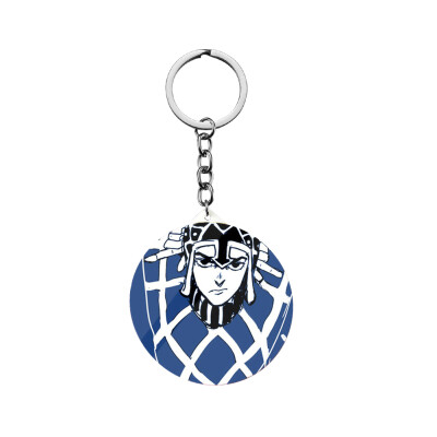 

CAR-TOBBY Anime Jojo Bizarre Adventure Keychain Cosplay Prop Accessories Key Ring Jewelry Pendant