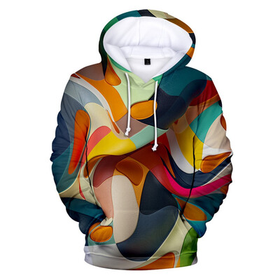 

Toponeto Unisex Mens 3D Printing Creative Round Neck Casual Long Shirts Top Blouse