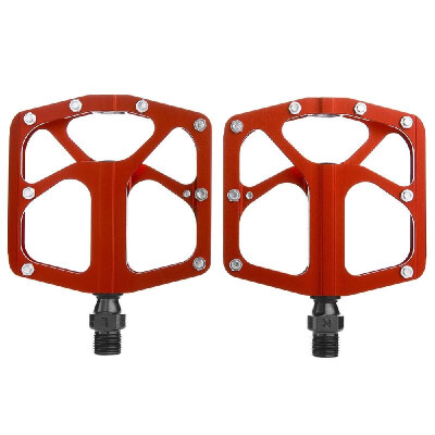 

Lightweight Bike Pedals Alloy Platform Pedals Three Bearing MTB Road Bike Cycling Pedals Cr-Mo Steel Axle