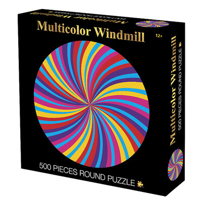

YIWULAPuzzle Round Puzzle Toy Colorful Windmill 500 Capsules Perfect Gift Brain Game