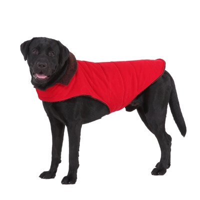 

Pet Dog Jacket Pet Reflective Raincoat Fleece Lining Jacket Reflective Puppy Clothes