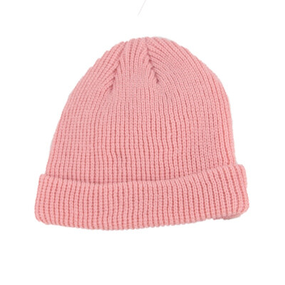 

Wool Caps Winter Kids Boys Girls Hat Cute Autumn Winter Warm Kids Baby Solid Print Hats