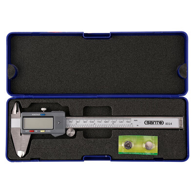 

SANTO electronic digital display vernier caliper 150MM stainless steel body measurement tool high precision electronic industrial caliper 8014