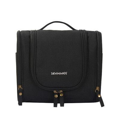 

Waterproof Nylon Travel Organizer Bag Unisex Women Cosmetic Bag Hanging Travel Portable Makeup Bags Washing Toiletry Storage Kit