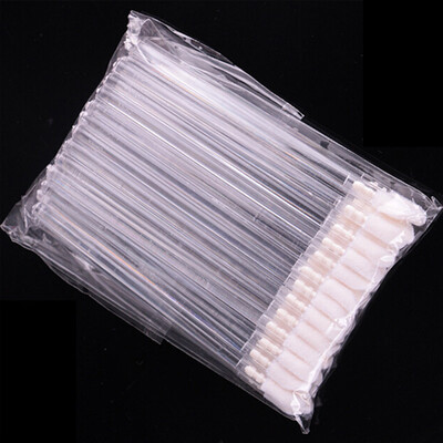 

100Pcs Disposable Lip Brush Gloss Lipstick Wands Applicator Brush Makeup Tool DQ4