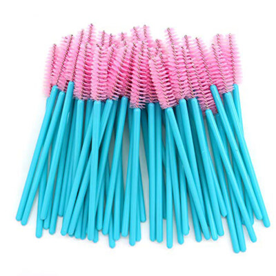 

50Pcs Disposable Grafting Eyelash Eyebrow Brushes Wands Beauty Cosmetic Tools