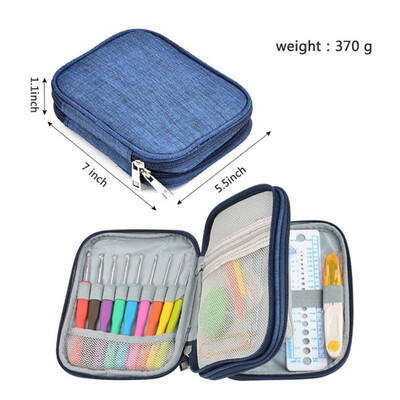 

72 Colors Multifunctional Knitting Tools Set Crochet Latch Curve Needle Mark Hand Crochet With 3 Layers Case Box Knitting Needle