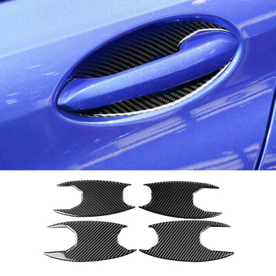 

Carbon Fiber Handle Door Wrist Covers Trim For BMW 3 Series G20 G28 2019-2020