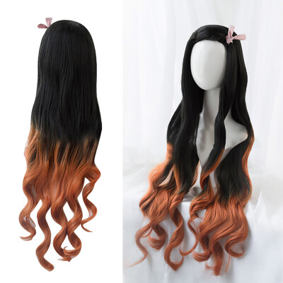 

Tailored High Quality Sexy Women Long Multicolor Wig Party Synthetic Fashion Wigs Rose