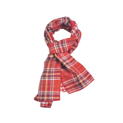 

Autumn Winter Casual Fashion Baby Plaid Printing Scarf Childrens Warm Neckerchief