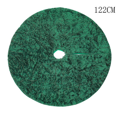 

Gobestart Christmas Tree Skirt Floor Mat Aprons Round Carpet Xmas Home Party Decorations