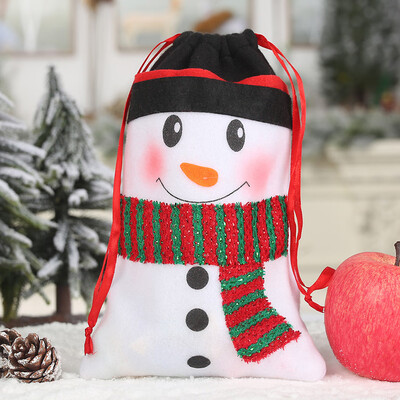 

Tailored Christmas Gift Bag Non-Woven Drawstring Candy Treat Stockings Party Holder Pouch