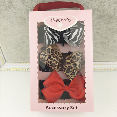 

Gobestart 3PCS Girl Bow Pearl Hair Accessories Small Fresh Headwear Set