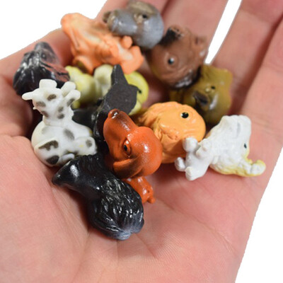 

YIWULA12PCS Educational Science Toy Simulated Dog Model Toy For Kids Children