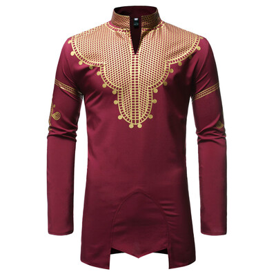 

Tailored Fashion Mens Slim Fit Printed Muscle Tee T-shirt Casual Medium length shirt