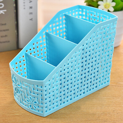 

〖Follure〗Mini 4 Grids Desk Storage Office Organizer Box Case Cosmetic Organizer Holder
