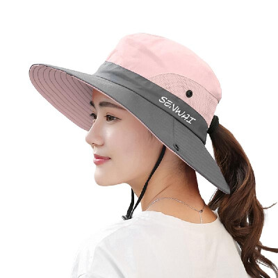 

Sun Hat Wide Brim Boonie Hat Women UV protection Summer Cap for Beach Travel Hiking Camping Gardening