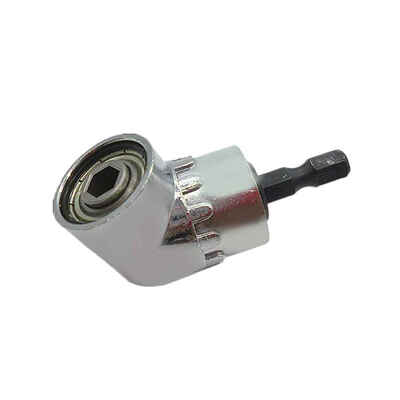 

Silver 105 Degree Right Angle Drills Extension Shank Drilling Corner Screwdriver Quick Change Hex Shank