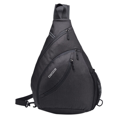 

14L Men Outdoor Cycling Zipper Shoulder Bag Nylon Large Capacity Wear-resistance Waterproof Casual Travel Camping Hiking Bag