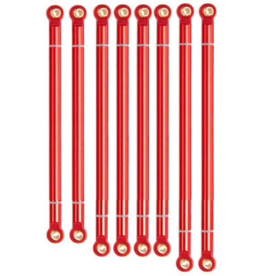 

Tailored 8pcs RC Parst Aluminum Alloy Metal Link Rod Pull Rod Wheelbase For AXIAL SCX10