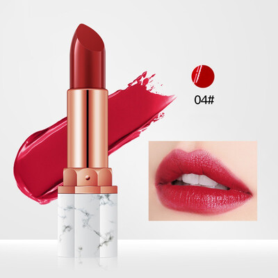 

6Colors Lasting Moisturizing Tomato Color Marble Lipstick Beauty Makeup Cosmetic