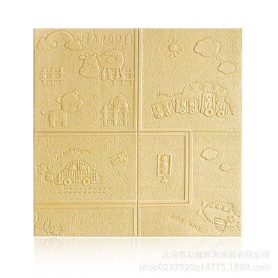 

3D Three-dimensional Wall Sticker Foam Waterproof European Style Wallpaper Self-adhesive Wall Decoration Sticker