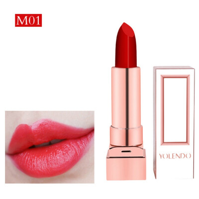 

Sexy Red Matte Velvet Lipsticks Color Cosmetics Pigments Waterproof Long Lasting Moisturizing Lipstick Lips Beauty new arrival