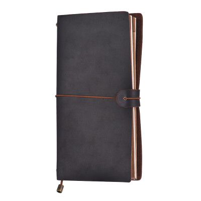 

Leather Journal Travel Notebook Refillable Diary Notepad Lined Blank Grid Paper Card Holder for Travelers Business Sketching & Wri