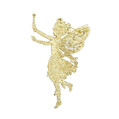 

Hot Christmas Tree Home Wedding Decor Angel Glitter Shape Xmas Ornament Pendant