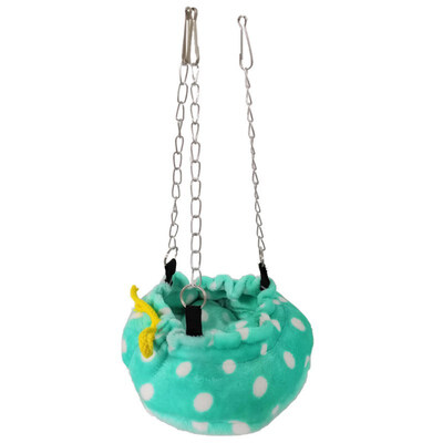 

Small Pet Warm Swing Bed Hammock 3 Hanging Chains Cage Accessories For Small Animals For HamsterParrotSquirrel