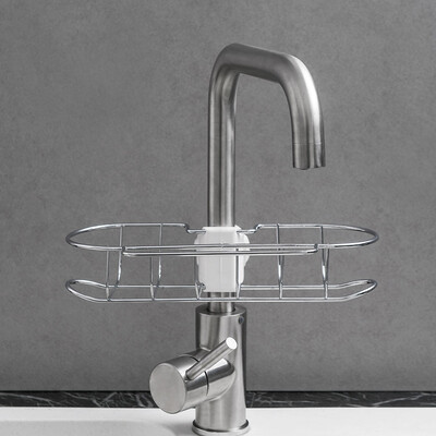 

Toponeto Kitchen Faucet Storage Rack Creative Adjustable Storage Rack Hanging Basket