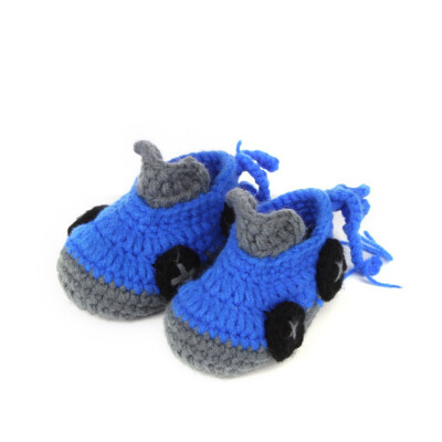 

Car Shape Knit Soft Toddler Boys Girls Slip-In Winter Anti-skid Baby Infant Shoes Newborn Prewalker Cribber