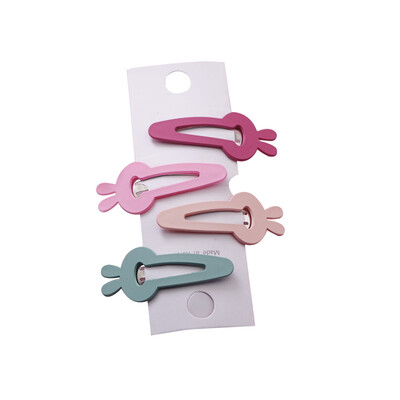 

New 4 Pcs Girls Hair Clips Cute Star Design Hair Pin Set Children Hairpin Princess Hair Accessories