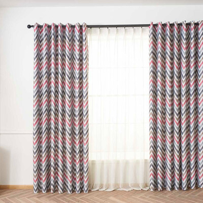 

Gobestart Leaves Sheer Curtain Tulle Window Treatment Voile Drape Valance 1 Panel Fabric