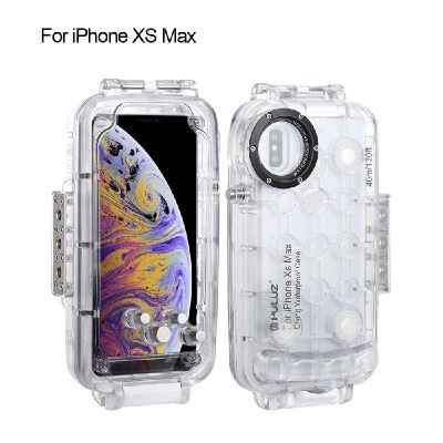 

PULUZ 40m130ft Diving Waterproof Case Smartphone Protective Cover Underwater Housing Case Shock-proof 360° Full Protection for i-