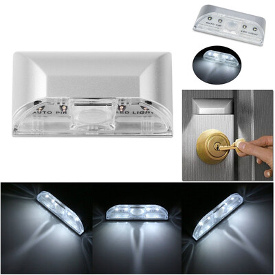 

JPGIF 4 LED Energy Efficient Portable Wireless Door Handle Sensor Night Light Lamp